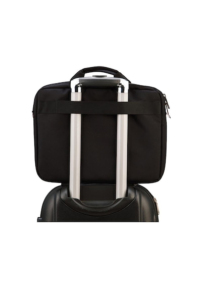 Classone Romeo Serisi TL2000 WTXpro Su Geçirmez Kumaş 15.6" Notebook Laptop El Çantası Siyah