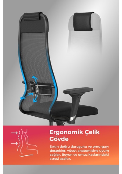 Ergolife Sit 10 Ofis Koltuğu Ayarlanabilir Kolçaklı, Fileli Ayarlanabilir, Siyah, Bilgisayar Sandalyesi -13e.d.1.2a2 Çok Renkli Ergolife Sit 10 Ofis Koltuğu Ayarlanabilir Kolçaklı, Fileli Ayarlanabilir, Siyah, Bilgisayar Sandalyesi -13e.d.1.2a2 Çok Renkli