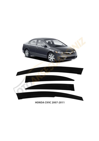 Honda Civic 2007 - 2012 Arası 4 Lü Mügen Cam Rüzgarlığı N11.6942