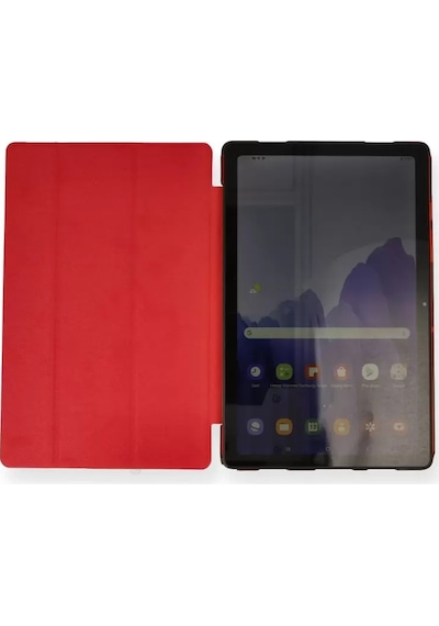 Newface Samsung Galaxy X200 Tab A8 10.5 Kılıf Tablet Smart Kılıf - Kırmızı Tablet Kılıfı