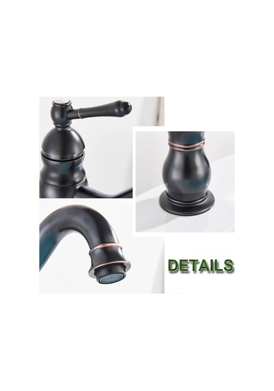 Fkn Royal Kısa Lavabo Bataryası Siyah