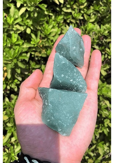 Ham Doğal Aventurin Taşı Kütle 4-5 Cm