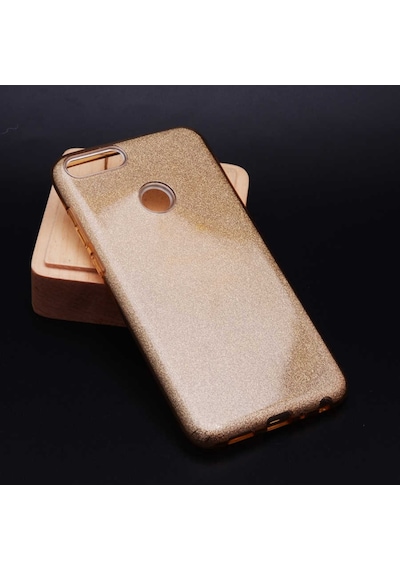 Huawei P Smart Kılıf Zore Shining Simli Silikon Kılıf