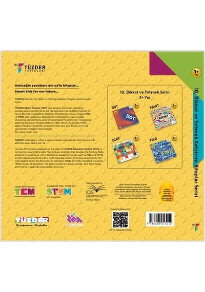 4'lü Set Dot-paint-cube-find / Iq Dikkat Ve Yetenek Geliştiren Kitaplar