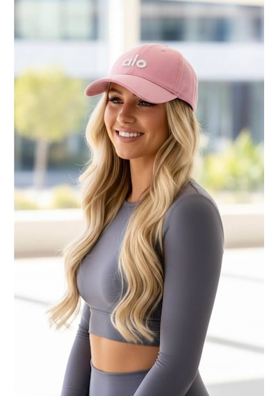 Gk Gamzelirenklerim Luxury Fashıon&accessorıes Nakış Logolu Kadın Baseball Şapka Ayarlanabilir Spor Günlük Cap Aloyazılı Pembe