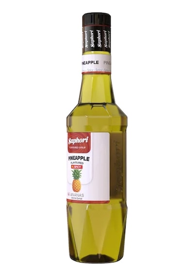 Saphori Acılı Ananas Kokteyl Şurubu Acılı Ananas Şurubu 700 Ml