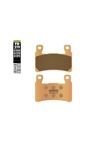Honda Cbr 600 Rr Ön Fren Balatası 2003-2004 Galfer Sinter Metal