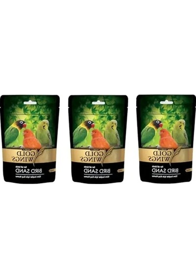 3'lü Gold Wings Premium Kuş Kumu, 250 Gr Paket