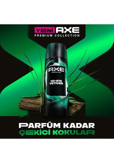 Axe Premium Collection Erkek Deodorant White Vetiver 150 Ml X2