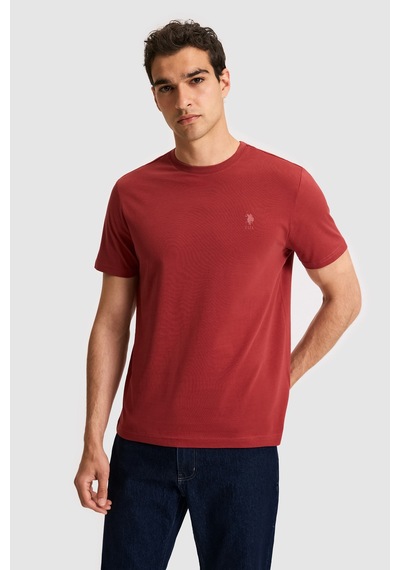 U.S. Polo Assn. U.s. Polo Assn. Erkek Vişne Tişört Basic 50326953-vr223 U.S. Polo Assn. U.s. Polo Assn. Erkek Vişne Tişört Basic 50326953-vr223