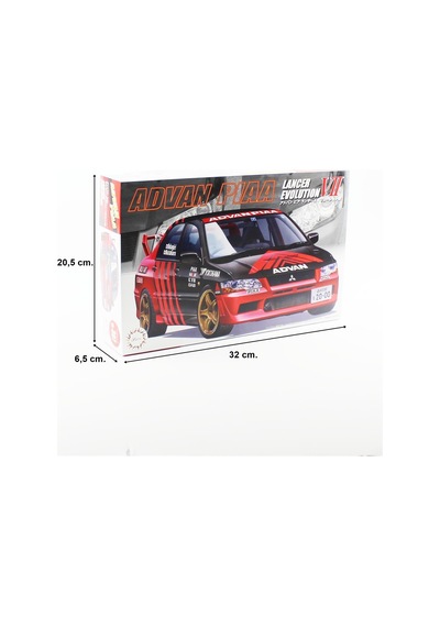 Fujimi Id-307 04762 1/24 Ölçek, Mitsubishi Advan-piaa Lancer Evolution Vıı, Yarış Aracıplastik Model Kiti