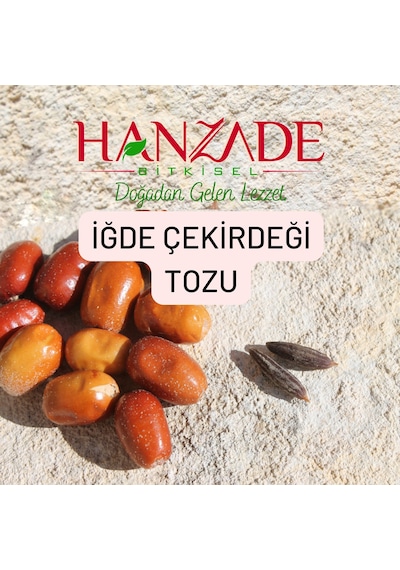 Hanzade Bitkisel İğde Çekirdeği Tozu Taze Öğütülmüş  250 G
