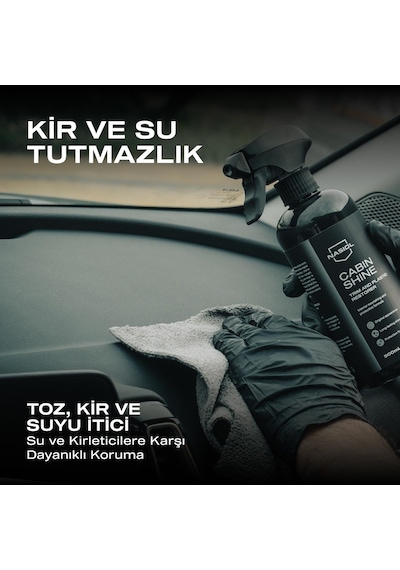 Nasiol Cabinshine Araç İçi Aksesuar Ve Plastik Parlatıcı,onarıcı-500 Ml-torpido Bakım Ve Yenileme, Araç Plastik Diğer