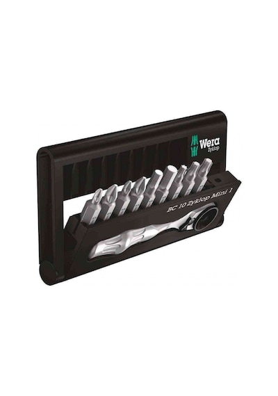 wera Bit-check 10 Zyklop Mini Cırcır Seti (05073645001)