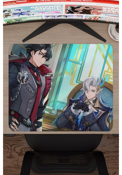 Neuvillette Genshin Impact Anime Gacha V5 - 48x40 Xl Gaming Mouse Pad Fare Altlığı