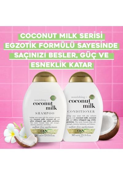 Ogx Besleyici Hindistan Cevizi Sütü Sülfatsız Saç Kremi 385ml