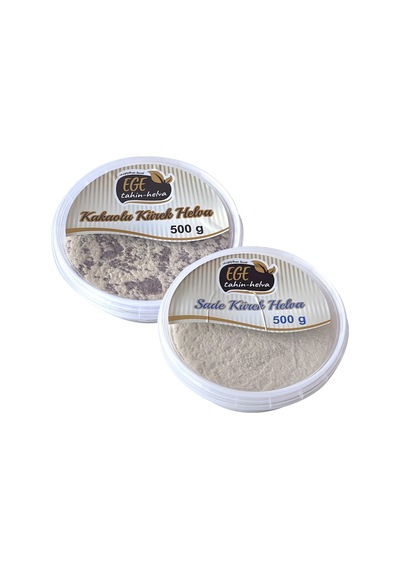 Ege Helva Sade Ve Kakaolu Kürek Helva 500 Gr 2 Li