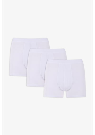 Penti Erkek Pamuklu Basic White Tape 3lü Boxer