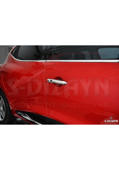 S-dizayn Renault Clio 4 Hb Krom Kapı Kolu 2 Kapı Sensörlü 2012-2019