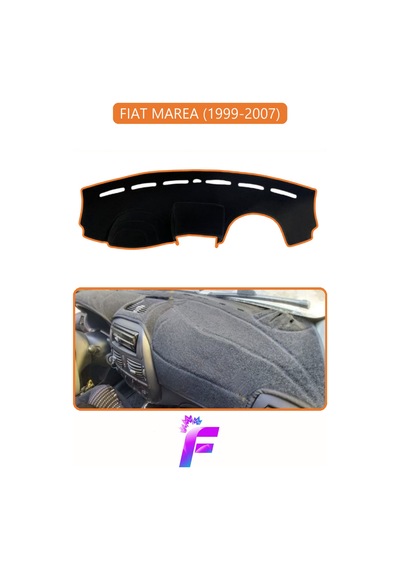 Fıat Marea 1999-2007 Torpido Örtüsü Güneşten, Isıdan, Çatlamadan Korur Oto Aksesuar E58 Kahverengi