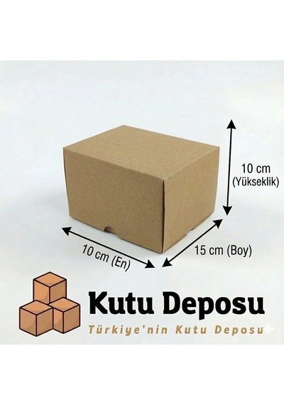 10x15x10 Cm E-ticaret Ve Kargo Kutusu Bardak Ve Mum Kutusu 100 Adet 1 Adet