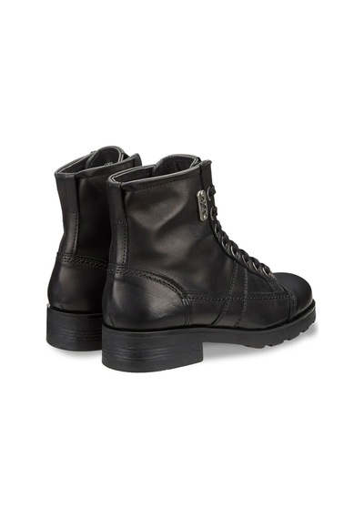 Bot Kadın Oxw002400 Oxs Frank 0024 Mıd D Leather Black Siyah