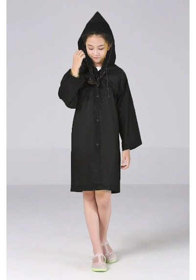 Marlux Eva Bordo Pratik Trend Çocuk Yağmurluğu Unisex 8- 12 Yaş