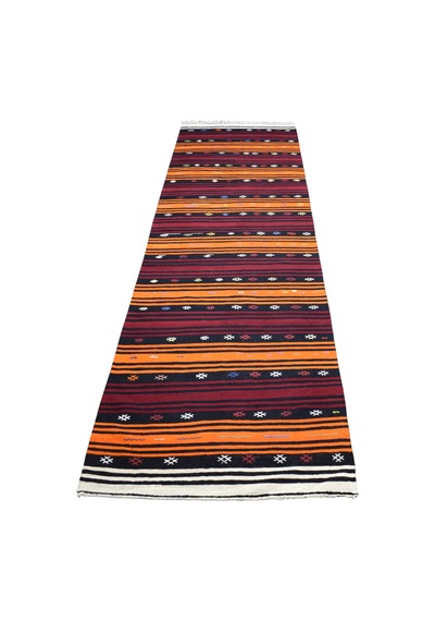Zehra Abla Halı Yeni El Dokuma Şaheser Nadir Sivas Yolluk Yün Kilim 7023 Çok Renkli