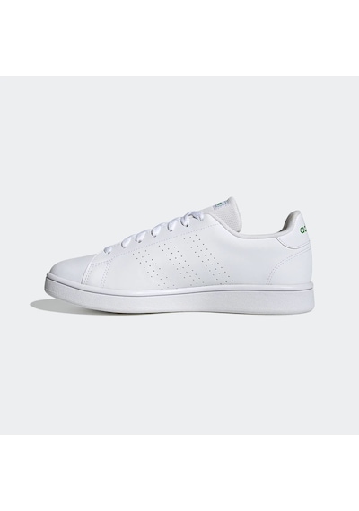 Ftwwht/ftwwht/green Adidas Erkek Tenis Ayakkabı Advantage Base Gw2063 Beyaz