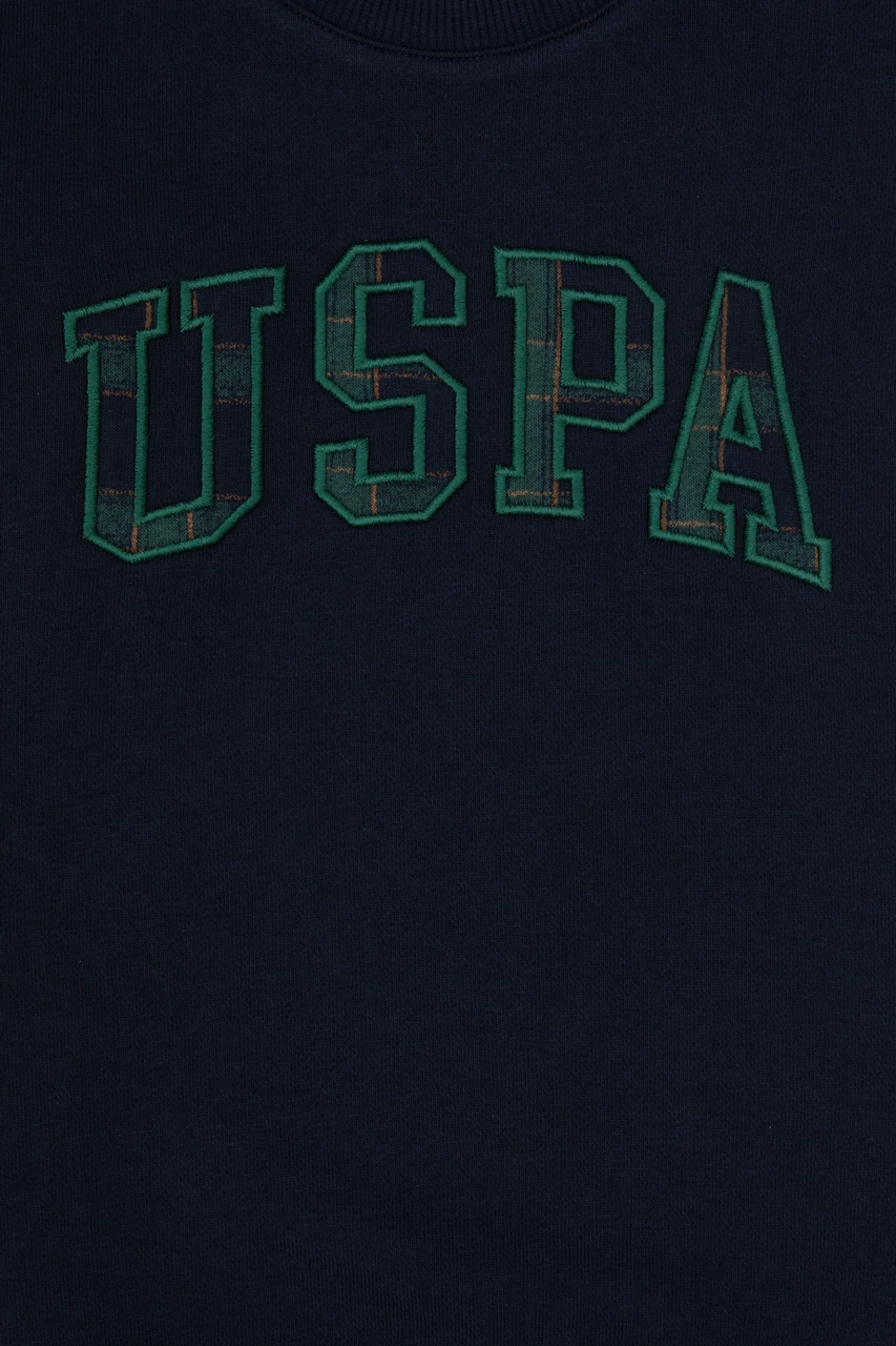 U.S. Polo Assn. Erkek Çocuk Lacivert Bisiklet Yaka Sweatshirt 50316537-VR033