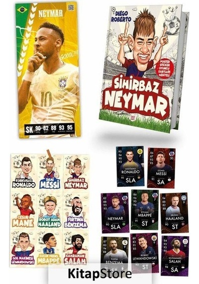 Sihirbaz Neymar - Efsane Futbolcular - Diego Roberto - Dokuz Yayınları