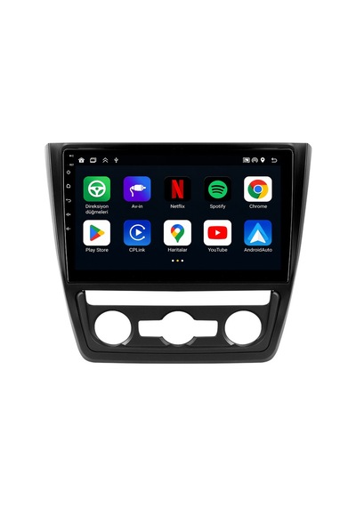 Skoda Yeti 2010-2017 Android Multimedya Carplay Android Auto Navigasyon Kameralı 8gb Ram 128gb Pro 10"