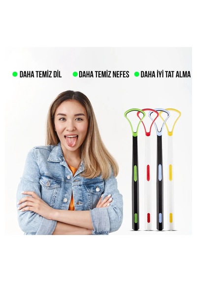 İbrush Dil Temizleme Seti 4'lü