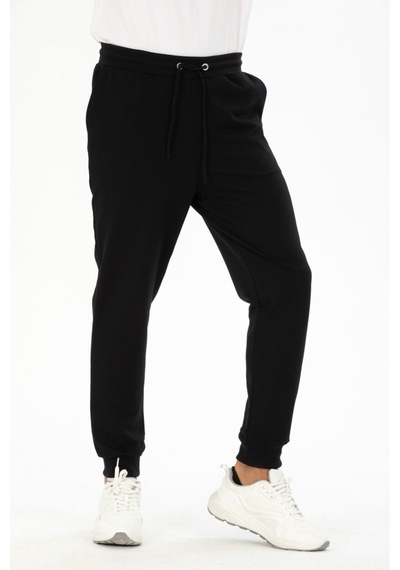 Twenty3 Erkek Basic Regular Fit Paçası Ribanalı Jogger Eşofman A 001