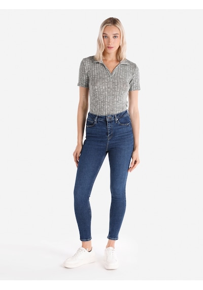 Colins 760 Diana Süper Slim Fit Yüksek Bel Dar Paça Denım Kadın Pantolon Cl1066390 Mavi