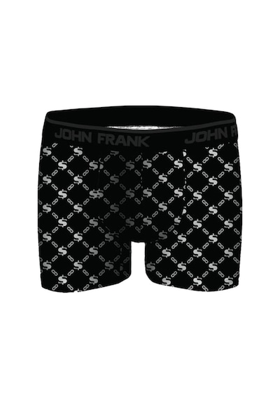 John Frank Metalik Dijital Baskılı Pamuklu Boxer Erkek Boxer Jfbdmet100 Multicolor Çok Renkli