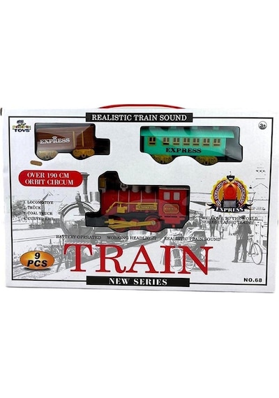 68 Pilli Tren Seti 9 Parça -psf