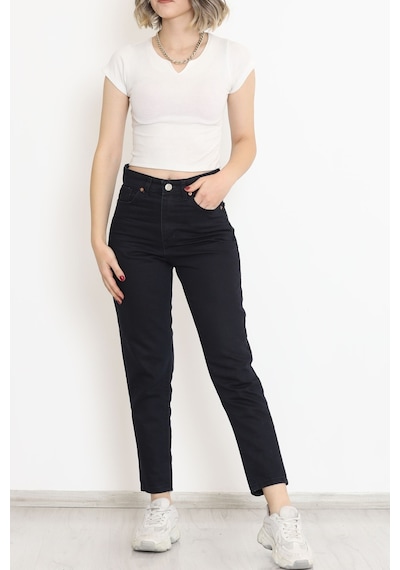 Mokashopin - Boyfriend Kot Pantolon Koyulacivert - 11917.1431. 001