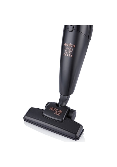 Arnica Merlin Pro Elektrikli Dikey Süpürge Siyah