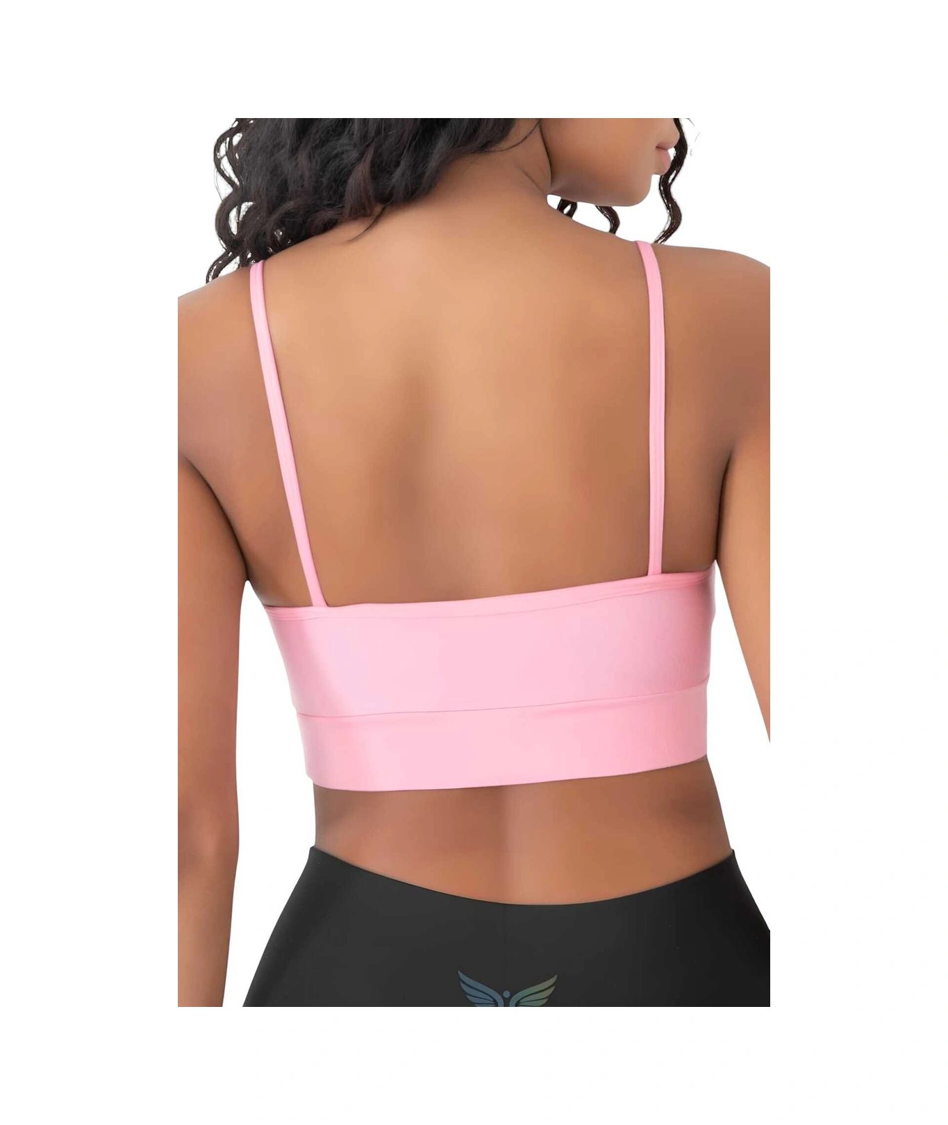 Tezzgelsin Kadın Çapraz Detaylı Crop Kadın Büstiyer Pembe