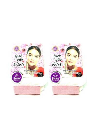 Derma Naturel İpek Yüz Kesesi Ms-31 2 Li Set