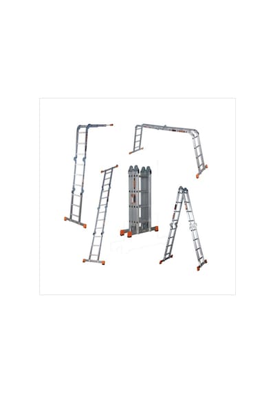 Katlanabilir Katlanır Aluminyum Paslanmaz Çürümez Merdiven İskele