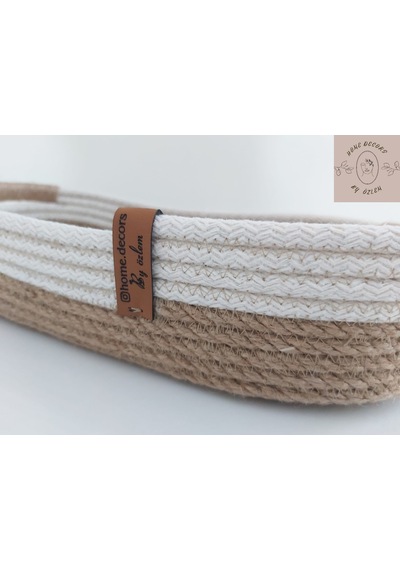 Hasır Oval Sepet - 30x17x6cm