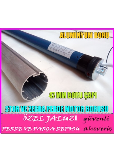 Stor Perde Motor Borusu-Zebra Perde Motor Borusu-Motorlu Perde Bo