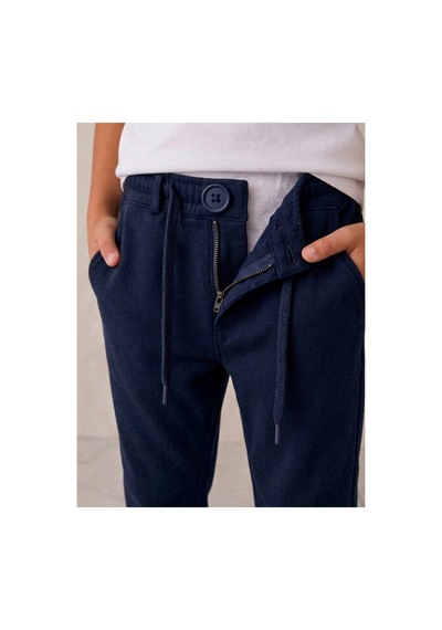 Suit Aydın 5-1 5 Yaş Arası Erkek Çocuk Belli Lastikli Duble Paça Pantolon Erkek Çocuk Jogger Pantolon Lacivert