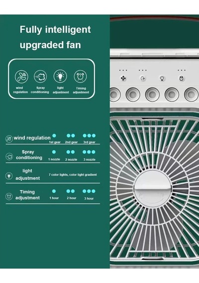 Taşınabilir Vantilatör Su Soğutmalı Masaüstü Fan Buhar Air Cooler