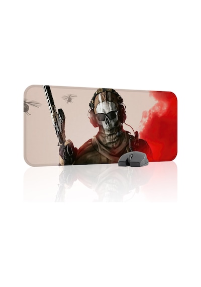 Call Of Duty Kaymaz Dikişli Kauçuk Oyuncu Mousepad V1 - 70x30 Xl Gaming Mouse Pad Fare Altlığı