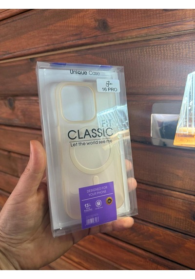 İphone 16 Pro Bej Magsafe Uyumlu Silikon Kılıf