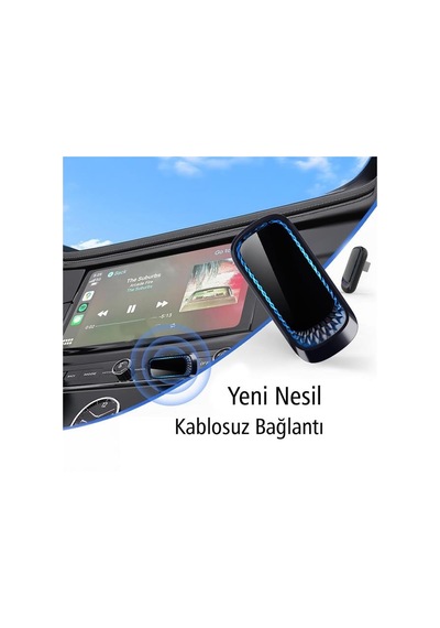 Powermaster Pm-24508 Wireless Kablosuz İphone Carplay Araç İçi Ekran Yansıtma 4.0 Versiyon Diğer