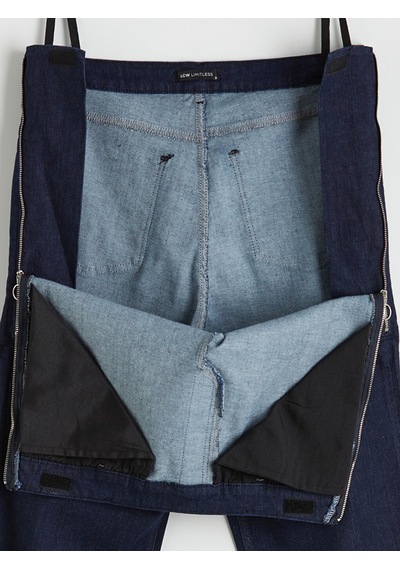 Lcw Limitless İndigo Kolay Giyilebilir Beli Fermuarlı Straight Fit Kadın Jean Pantolon
